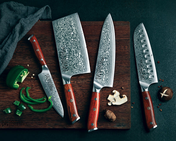 DEIK ❤️ 6 Piece Kitchen Knife Set With Wood Block - Review ✓ 