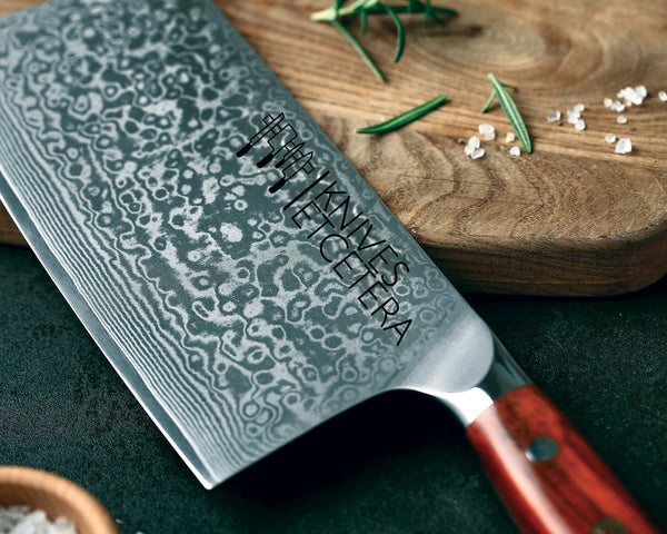 7 Damascus Cleaver Knife | Knives Etcetera