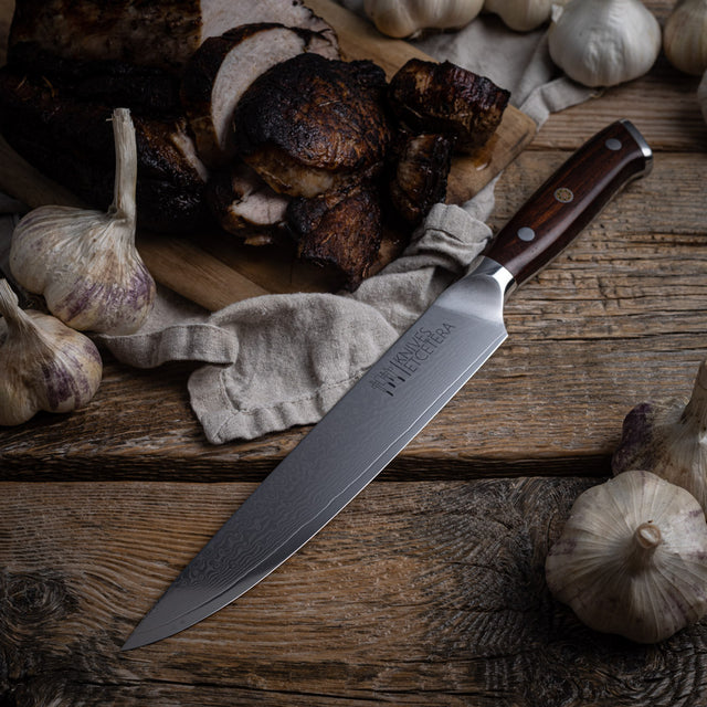 8 Inch Stainless Steel Chef Knife With Walnut Wood Handle - Made in USA -  Virginia Boys Kitchens