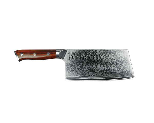 7 Damascus Cleaver Knife | Knives Etcetera