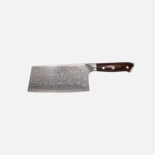 7" Damascus Cleaver Knife