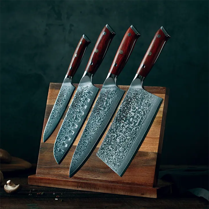 Home Hero 4 Pcs Kitchen Knife Set, Chef Knife Set & Steak Knives - Professional Design Collection - Razor-Sharp High Carbon Stainless Steel Knives