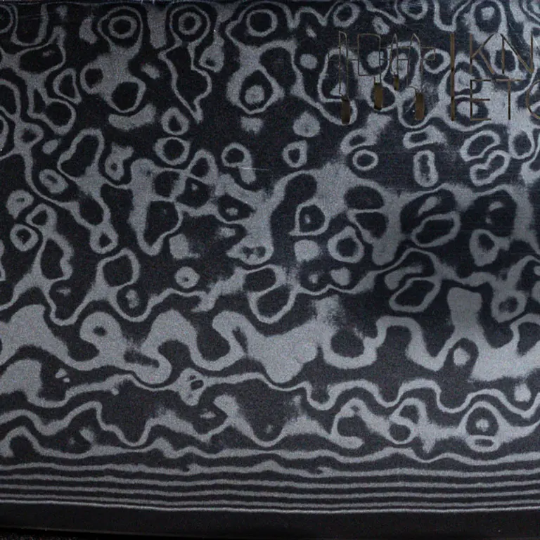 Raindrop Damascus Steel Pattern